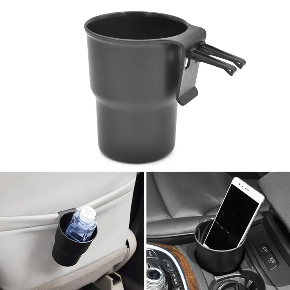 

Car Water Cup Holder Auto Air Outlet Armrest Box Door Side Multifunctional Beverage Holder Trash Can Storage Cup Car Accessories