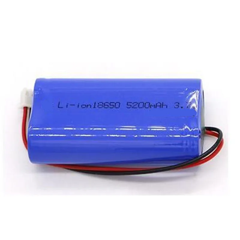 Batteria ricaricabile agli ioni di litio agli ioni di litio da 50 pezzi/lotto di qualità superiore 3.7V 18650-2P