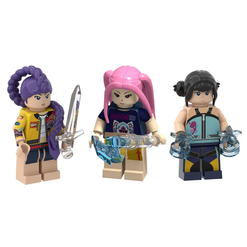 

Новые строительные блоки KPop «Охотники на демонов» Руми, сборная модель куклы, строительные блоки, детский подарок ручной работы