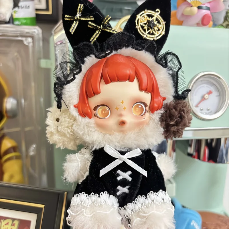 New Skullpanda Velvet Plush Doll Clothes Sp Winter Symphony Series 10cm Baby Clothes Cat Cloak Set Cute No Doll