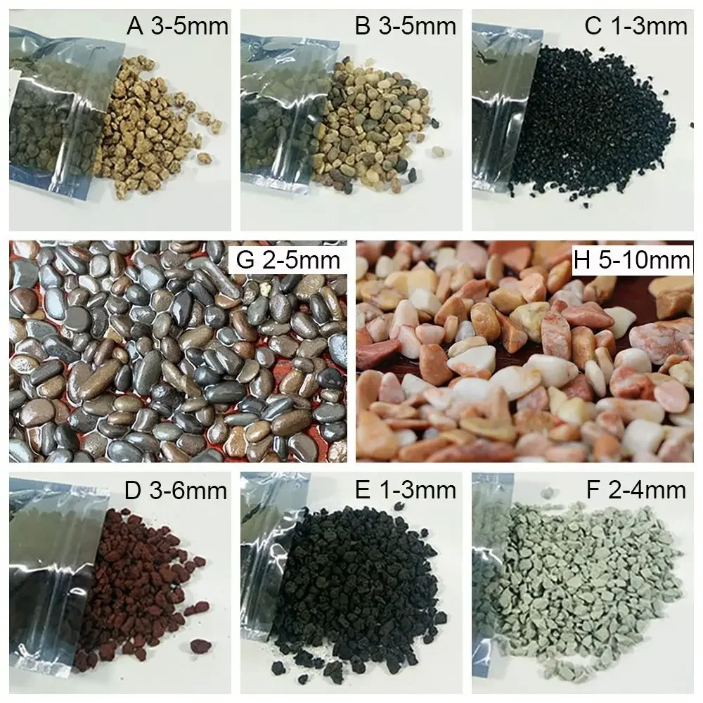 Miniature Gravel Stone Ground Rock Natural For Diy Fairy Garden Farm Micro Landscape Decoration Model Scenery Cobblestone Kits