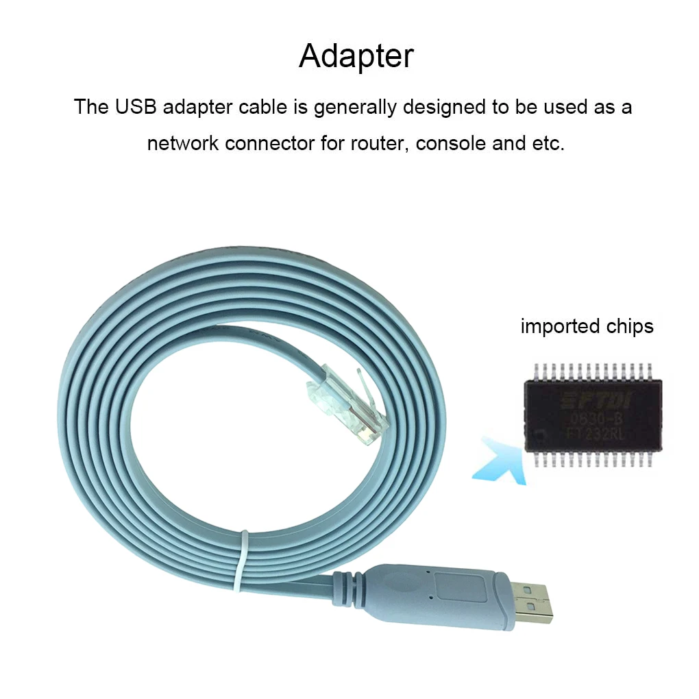 PVC USB Adapter Cable Portable Professional Fast Transmitting 1Mbps Router 1.8m Network Connector Cord Accessories