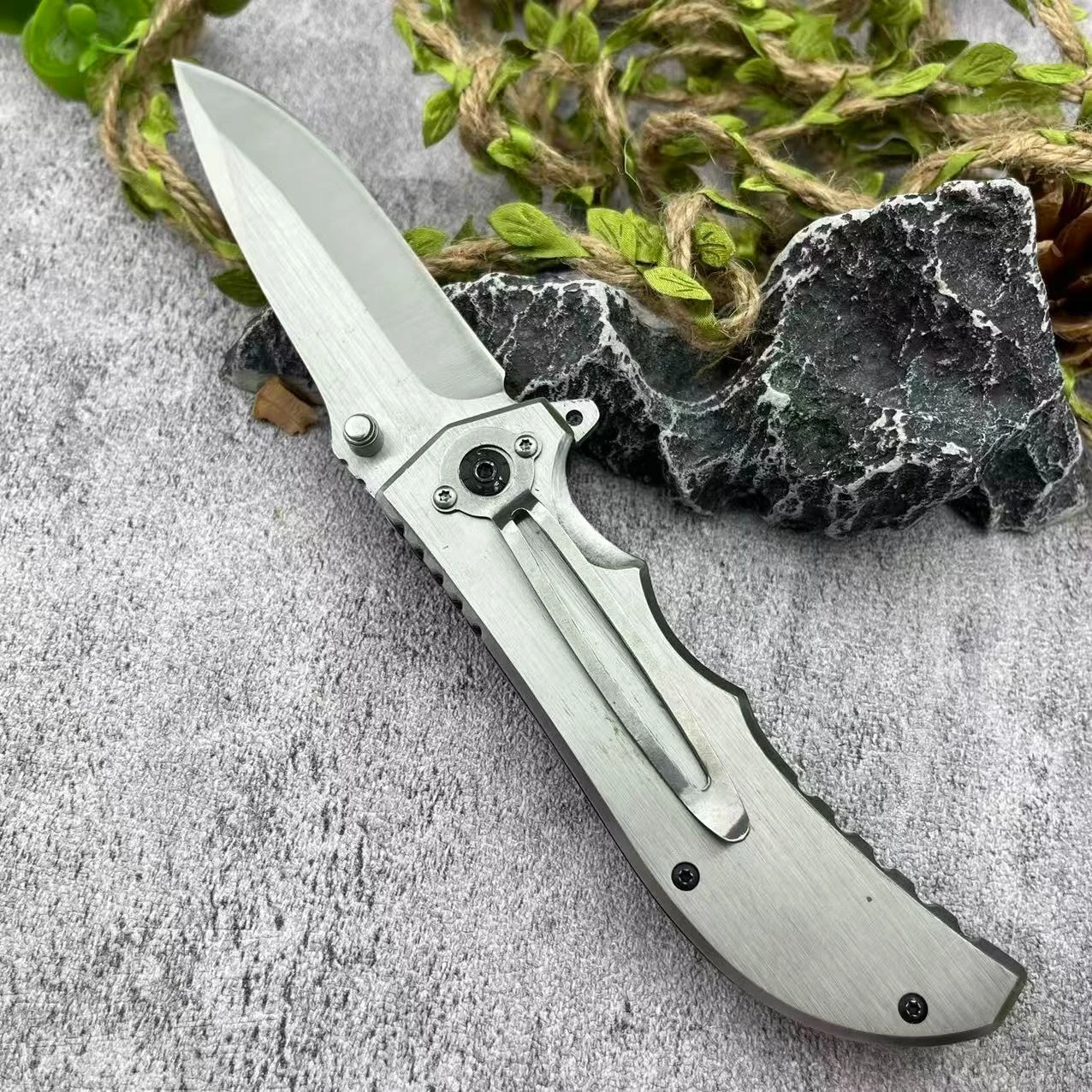 صلابة عالية في الهواء الطلق التخييم الصيد فائدة سكين للفرد البرية بقاء سكين صيد مغامرة الإنقاذ EDC أدوات القطع #5