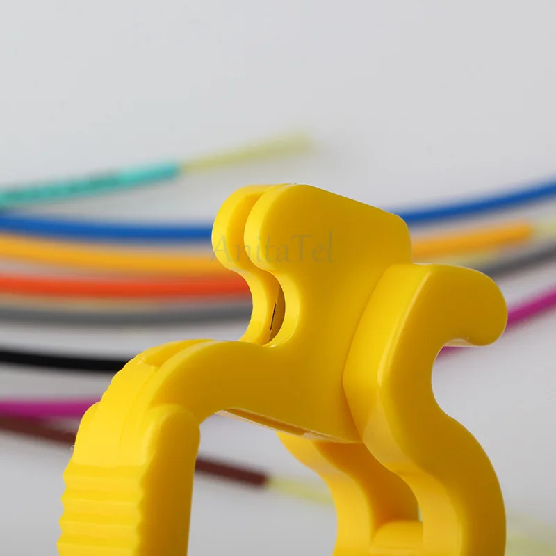 

Портативный инструмент Fiber Miller FTS Желтый оптоволоконный трубочный инструмент для трубок 1,6–6,0 мм FTTH