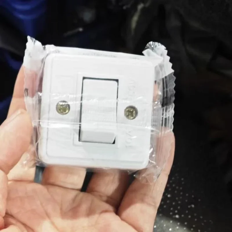 New Home Wall Light Press Switch Surface Mounted Snap Switch. 10A 250V. 1 GANG 2 GANG SNAP SWITCH Smart Home Accessories