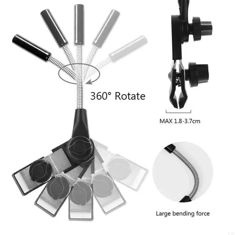 

K1KC Baby Stroller Sun for Protection UPF50+ UV Umbrella Pram Parasol for w/ Bendable Arm Stand Clip On Handle Pushchair