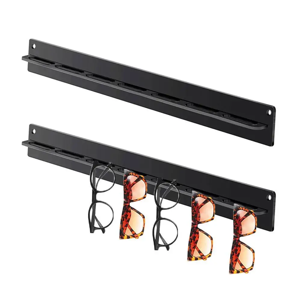 

Sunglasses Holder Organizer Acrylic Sunglasses Storage Hanger Rack Wall Mounted Eyeglasses Holder Eyewear Display Rack