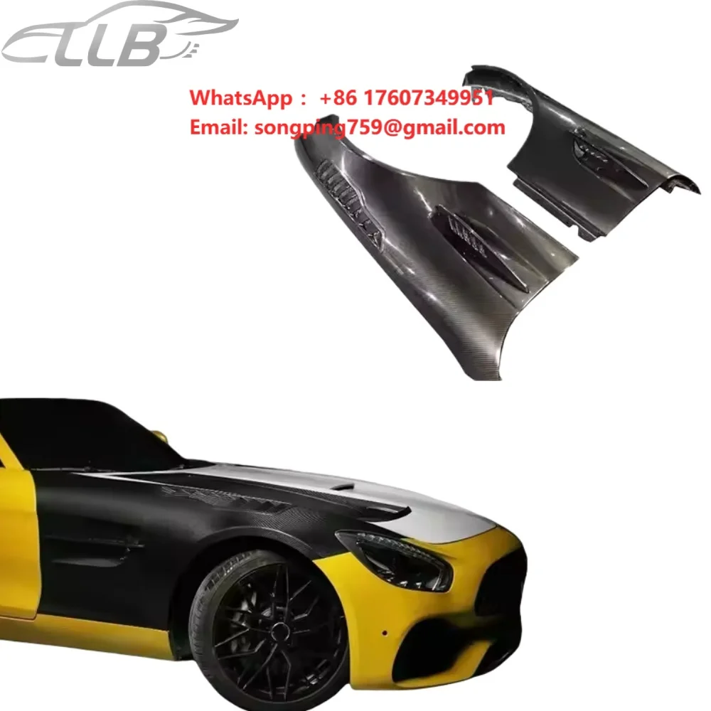 For Mercedes AMG GT/GTR High-Quality Dry Carbon Fiber Fenders - Performance Upgrade