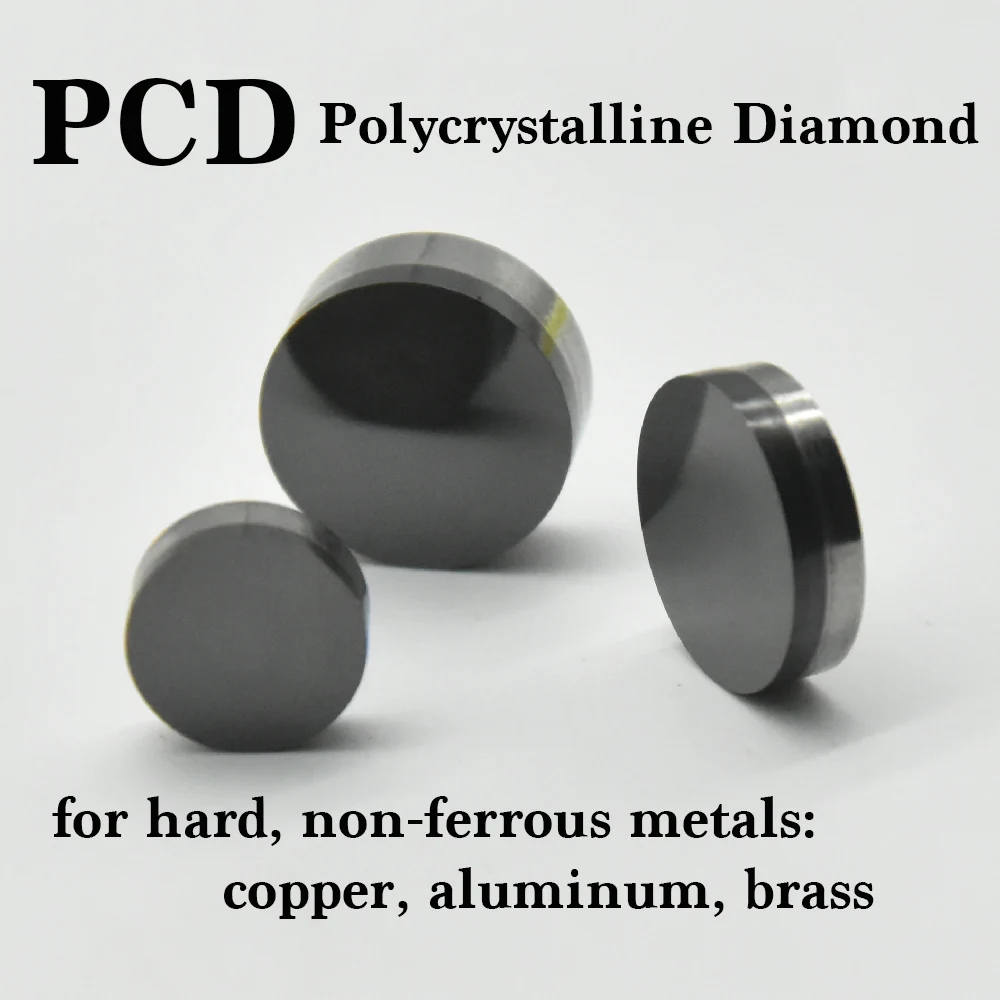 Cylinder Burnisher Round PCD Inserts Threading Plate 3/8 x 1/8 CBN Cutters Engine Heads Reconditioning