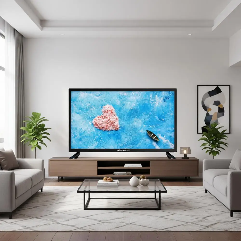 

24-дюймовый HD LED-телевизор с тюнером ATSC, портами HDMI, USB, VGA, возможностью крепления на стену, идеально подходит для небольших помещений