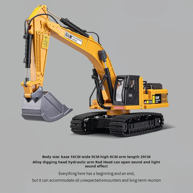 

Model Toys Alloy Engineering Vehicles Metal Diecast Rubber Tires Excavating Machinery Snow Shovel Trucks for Boys Gifts