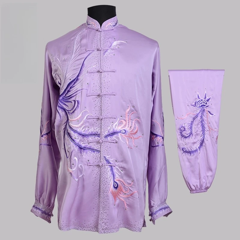 Custom Martial Arts Uniform Embroidered Tai Chi Suit Premium Kung Fu Uniform for Competitions Performances and Daily Wear