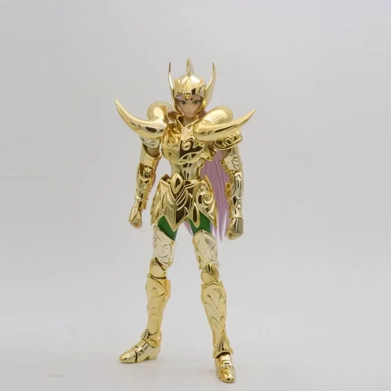 In Stock Metal Aries Mu Metal Horn JM.MST Model Saint Seiya Myth Cloth EXM/EX 24K/OCE/Dark Gold Zodiac Knights Action Figure