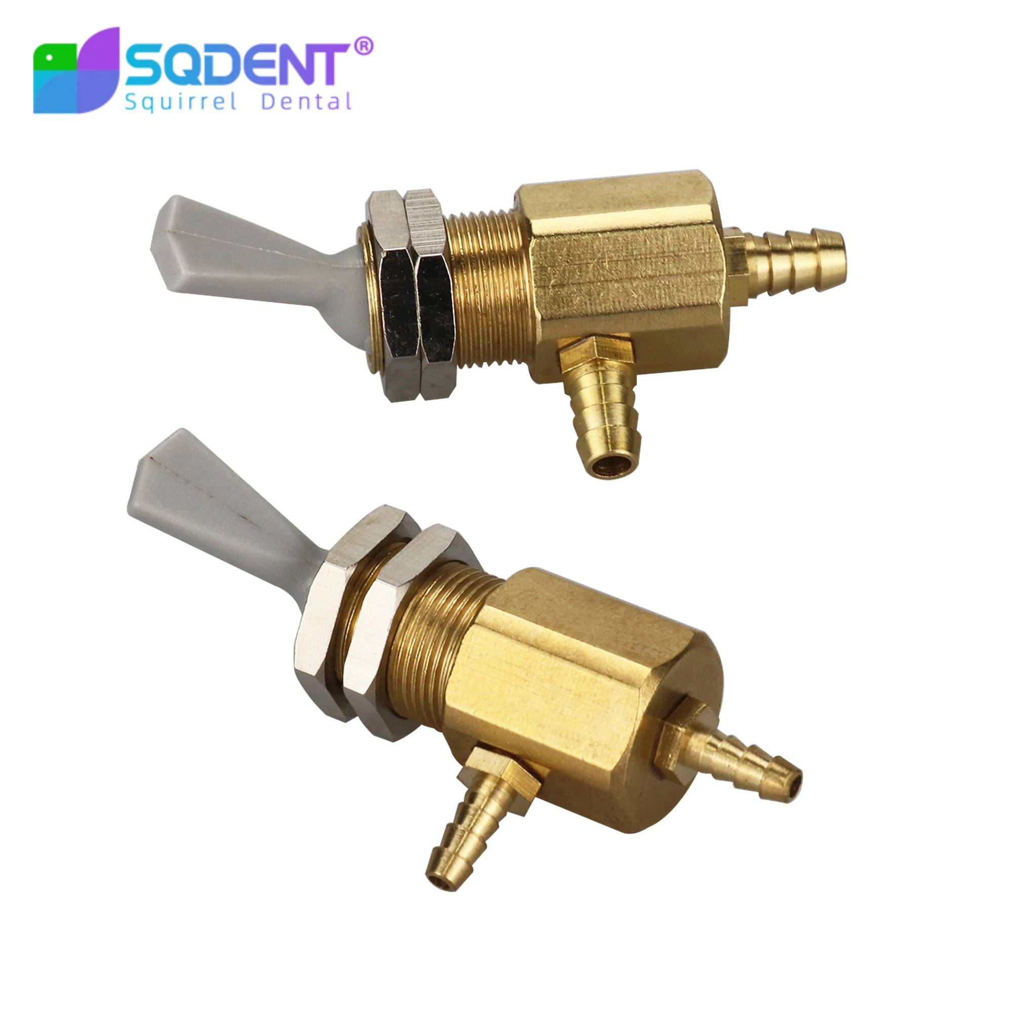 SQDENT 1pcs 5mm / 3mm Dental Water Bottle Pulldown Switch Valve Toggle On/Off Air Switch For Dental Chair Unit Spare Part