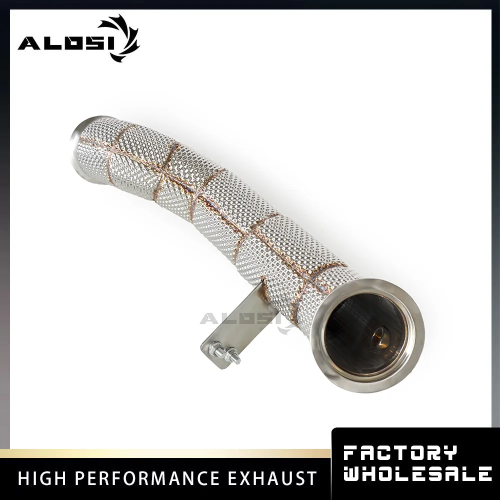 High-Performance Exhaust Down Pipe for Mercedes-Benz GLC200 GLC250 GLC300 2.0T M274 (X253) 2015-2019 Perfect Fit