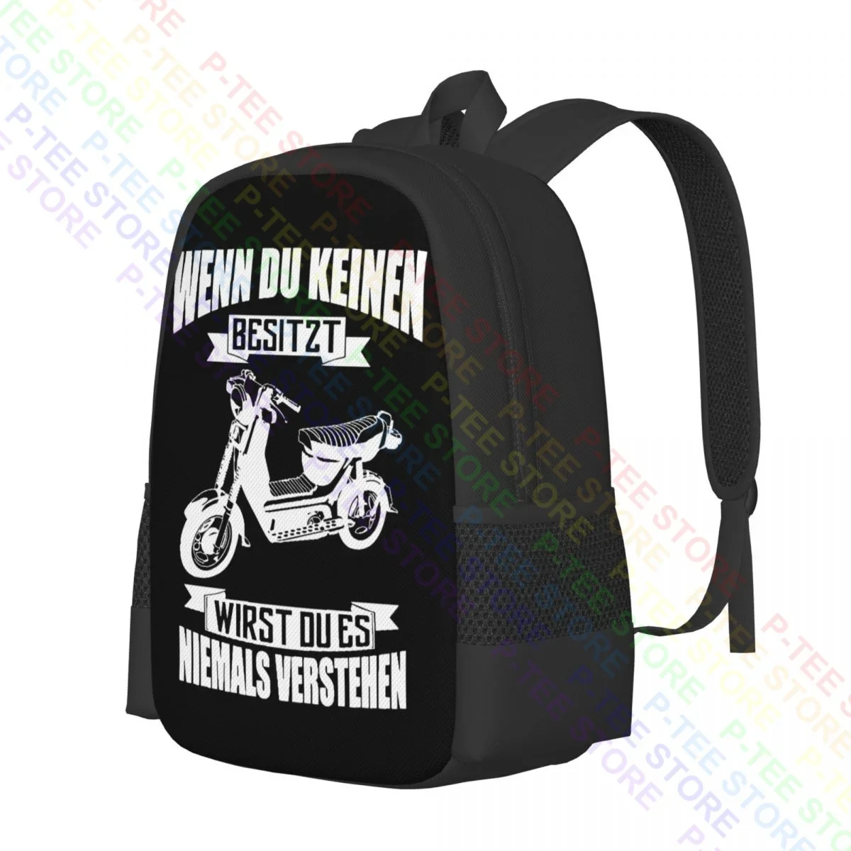 Wenn Du Keinen Besitzt - Sr50 Simson Moped Roller GeschenkBackpack Large Capacity Bookbag Art Print