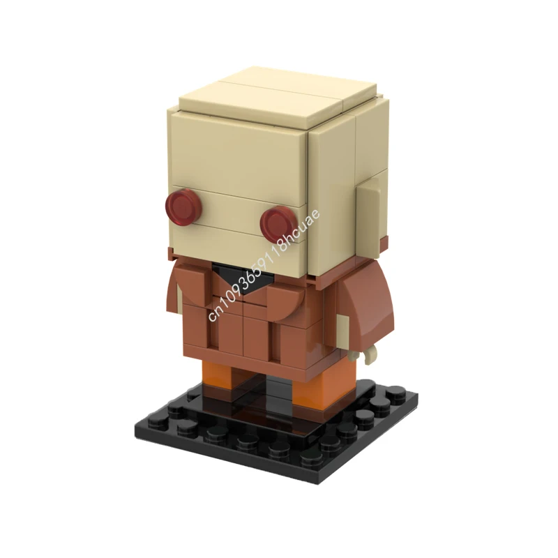 

76 шт. MOC Boma (Borma) Ghosts in the Shelles Brickheadz, строительные блоки, коллекционная модель для взрослых, детская модель, рождественская игрушка в подарок