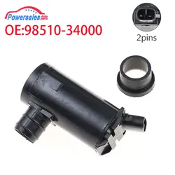 New Windshield Washer Pump For Hyundai Accent Elantra Kia K2500 K5 Optima Picanto Rio Sportage 98510-34000 9851034000