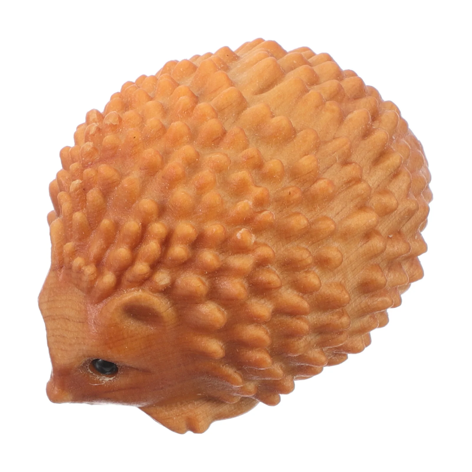 

Wooden Hedgehog Handmade Carved Animal Ornament Desktop Decoration Home Office Decor Wood Sculpture Figurines Woodcarving Animal
