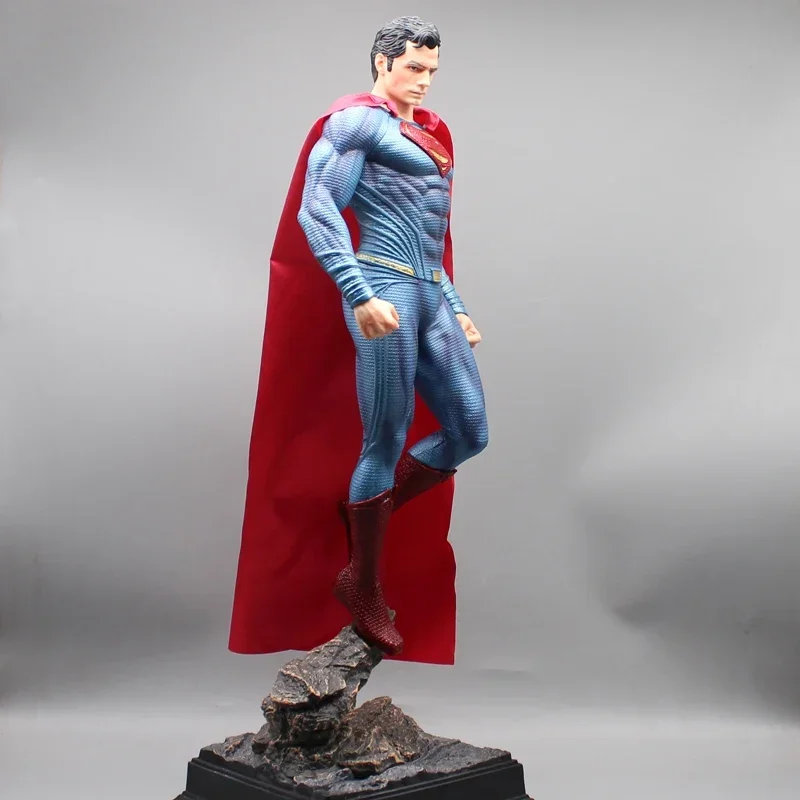 49cm Superman Clark Kent Justice League Movie peripherals Can Emit Light Model Statue Ornament Craft Toy Collection Gift for boy