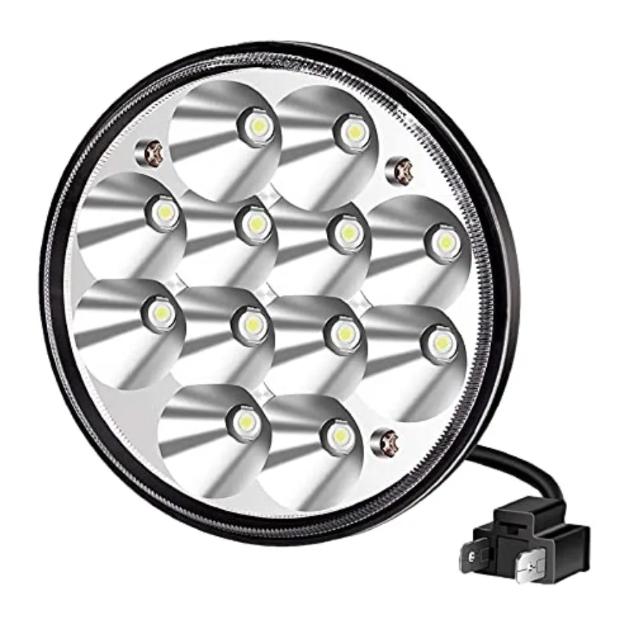 

H500 Led s Par46 for Spot 5.75" 5-3/4" Round Seach for Truck Offroad Led Work Lamp Replacement Sealed Beam 36W Chrome Pcs