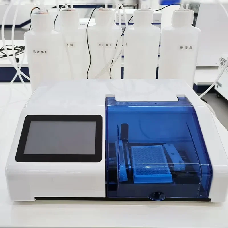 7-inch Touch Display Elisa Microplate Washer BK-9622 8 & 12 Channels Clinical Analytical Instruments for Lab Use