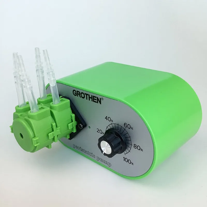 

Peristaltic pump, adjustable speed pump, double head pump