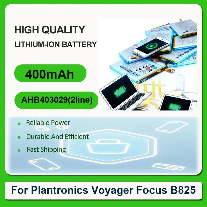 Battery For Plantronics K100 LIS1427HEPCC LIS1427NHPCC Sony MDR-DS6500 MDR-XB950BT Voyager Focus B825 Explorer M20 M50 M70 M90