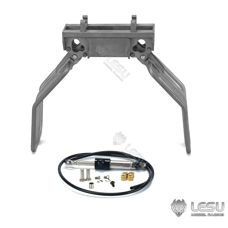 RC 1/14 Metal Hay Clamp Parts for Tamiya Hydraulic Excavator Loader Dump Truck for SCANIA MAN VOLVO Trailer Tipper DIY Parts