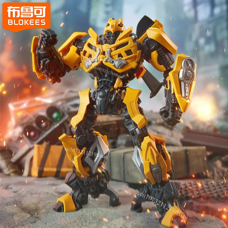 

Blokees Transformers Action Figure Bumblebee Toy Megatron Transformers 3 Movie Version Classic Class Assembly Model Kit Gifts