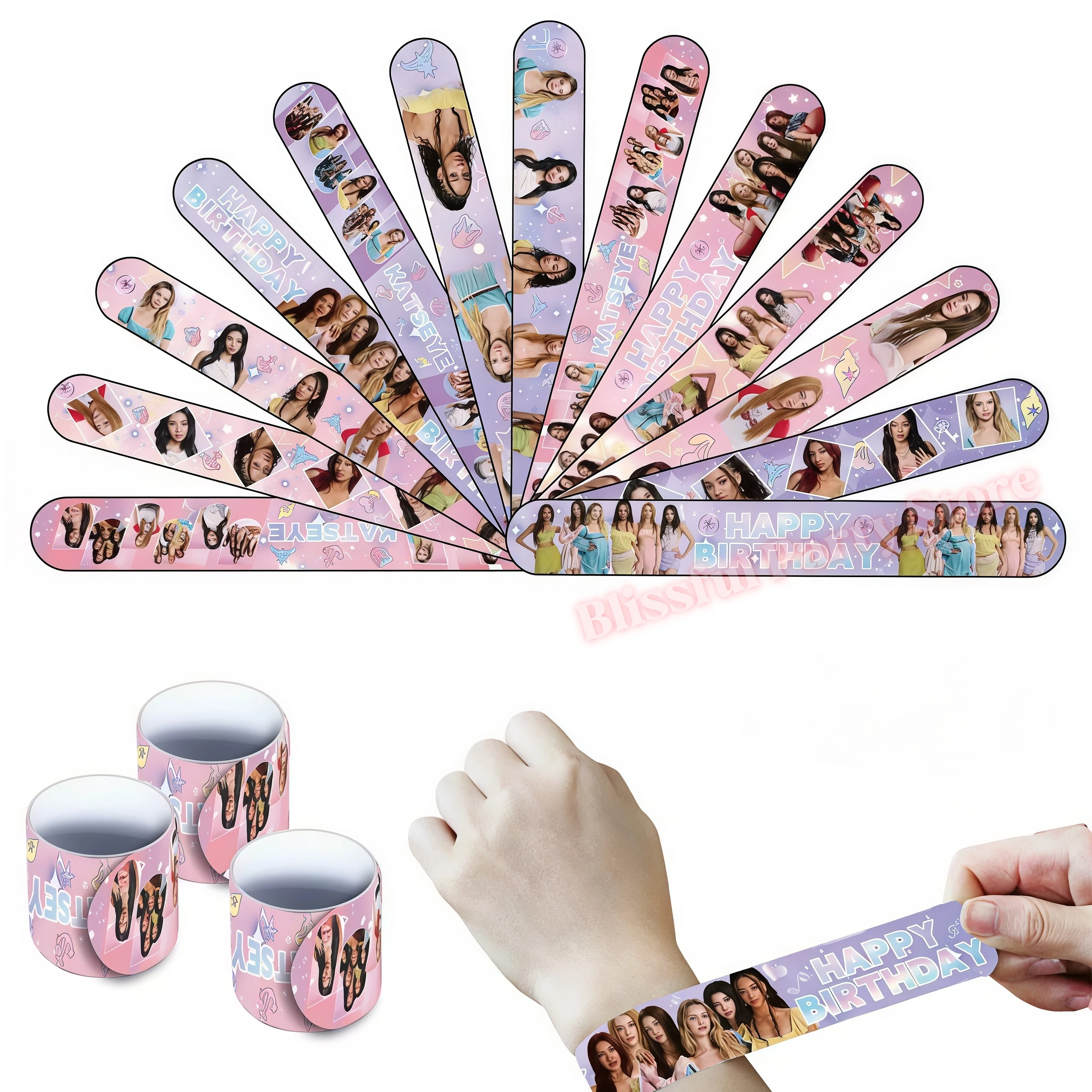 Idol K&Katseye Verjaardagsfeestje Decoratie Plaat Cup Servet Ballon voor Kpop Girl Party Favor Baby Douche Evenementbenodigdheden Fans Gift