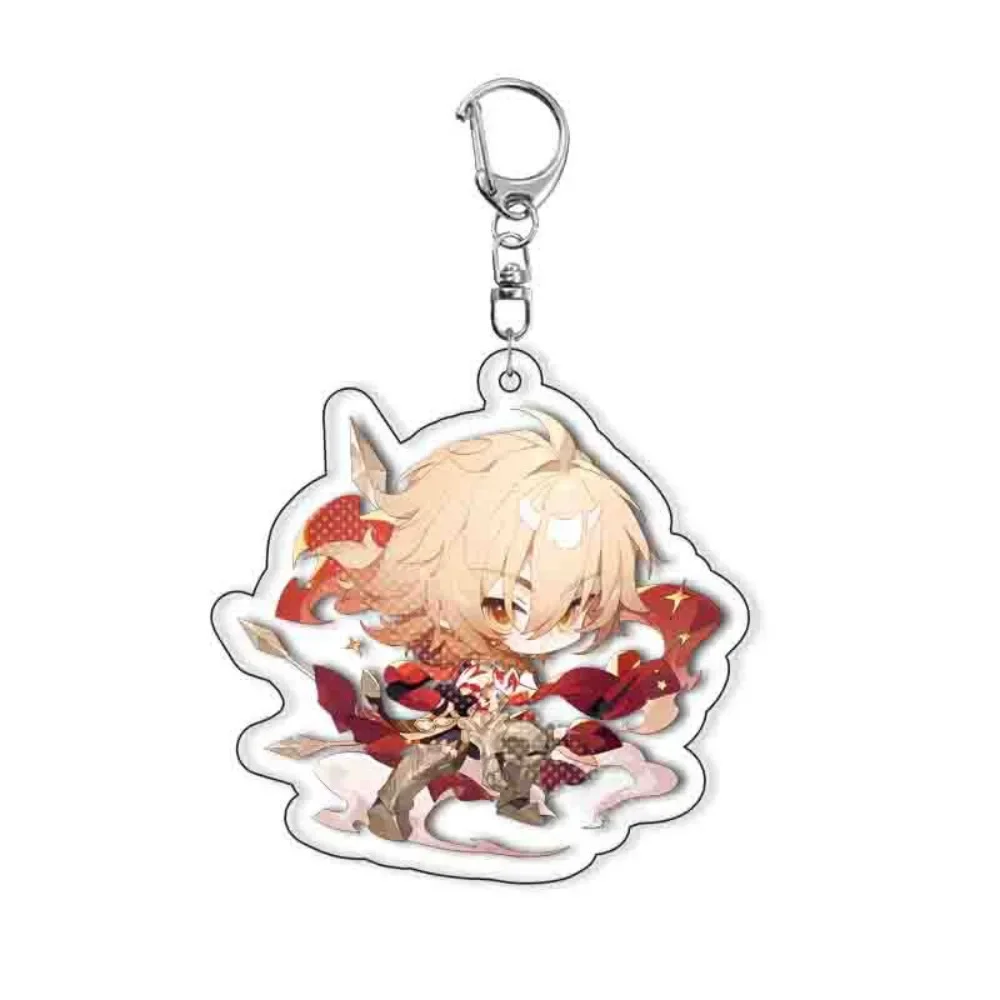 Game Honkai: Star Rail Mydei Tribios Acrylic Keychain Cosplay Characters Pendant Keyring Props Fans Gift Backpack Accessories