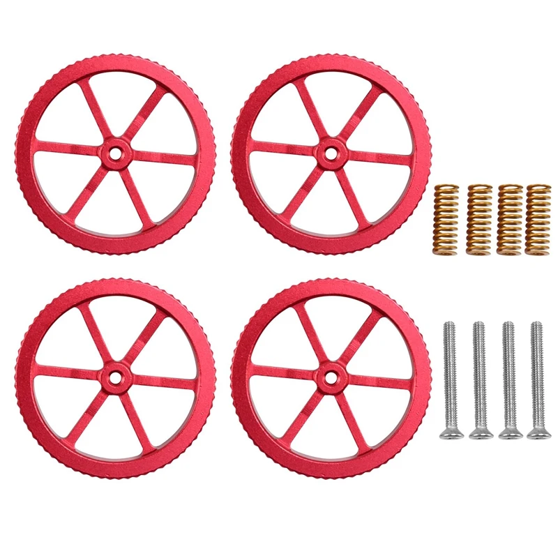 4PCS/Set Hand Twist Leveling Nut With Hot Bed Die Springs For Ender3 Ender 5 5 Plus CR-10 10S CR 20 Printer Accessories