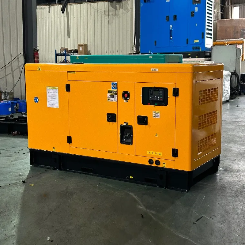 20KW 30KW 40KW 50KW Water Cooled Silent Diesel Generator 15KVA Brushless Alternator With Automatic Voltage Regulation