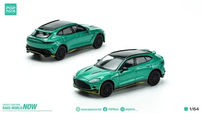 PopRace 1:64 DBX RACING GREEN Diecast Model Car