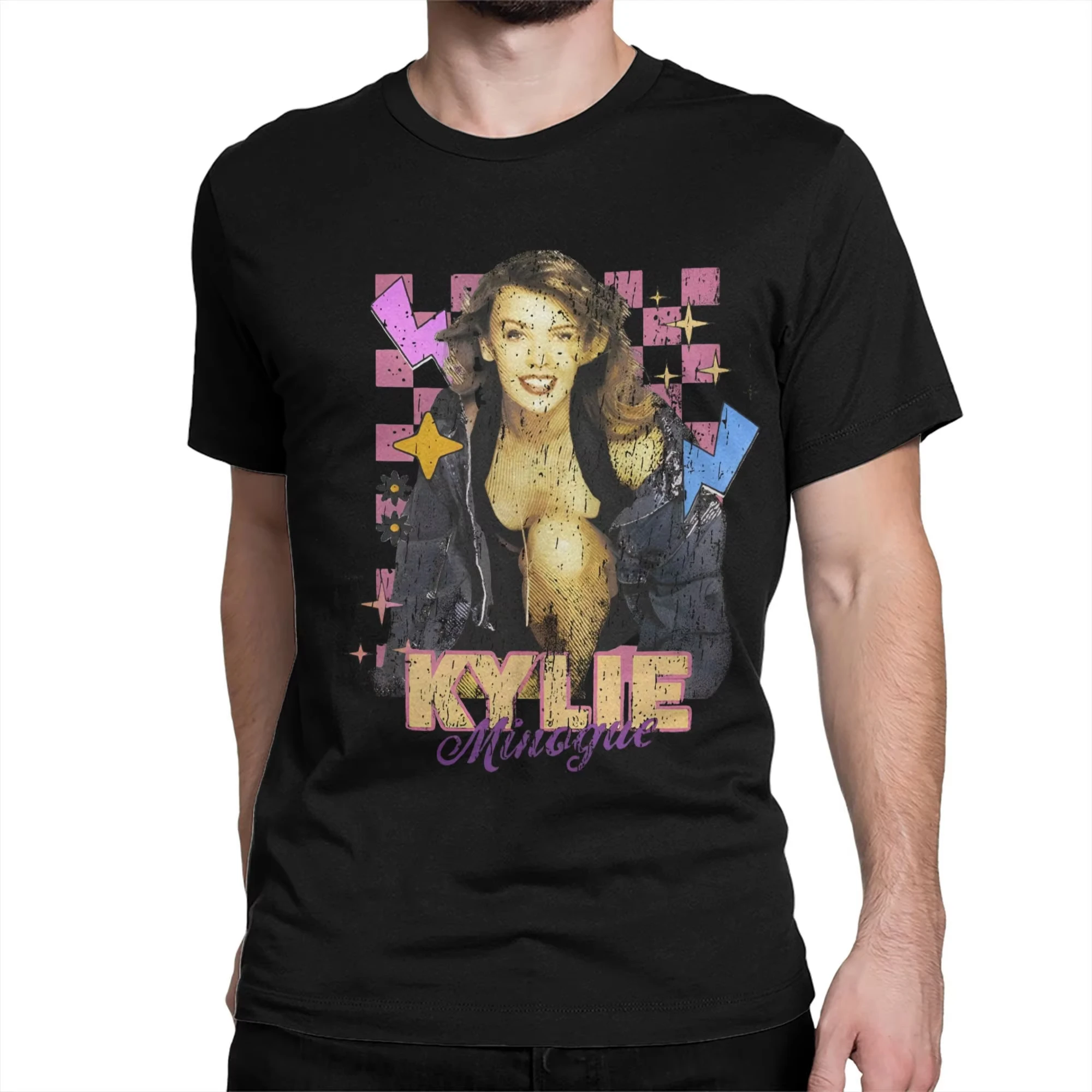 Moda Kylie Minogue Padam camisetas hombres mujeres Camiseta de algodón Tour de tensión camisetas de manga corta ropa ropa de calle Casual de gran tamaño