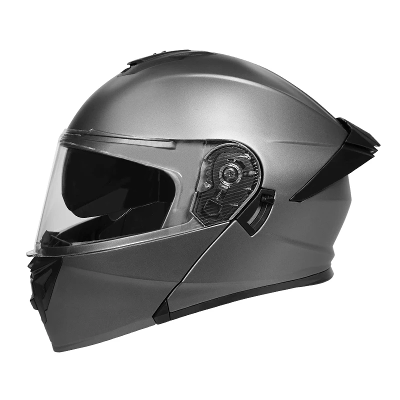 

Personalized off-road motorcycle helmet with winter-protective dual-lens design, stylish and unisex, DOT-certified, ABS material