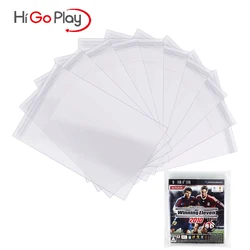 Custodia per giochi CD da 100 pezzi sacchetti di plastica OPP richiudibili manicotti per libretto di istruzioni per accessori di archiviazione manuale Sony PS3