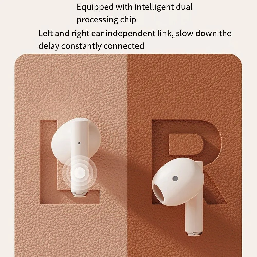 

Retro Camera Wireless Headphones In-Ear with Touch Control Bluetooth Earphones Long Battery Life Noise Cancelling