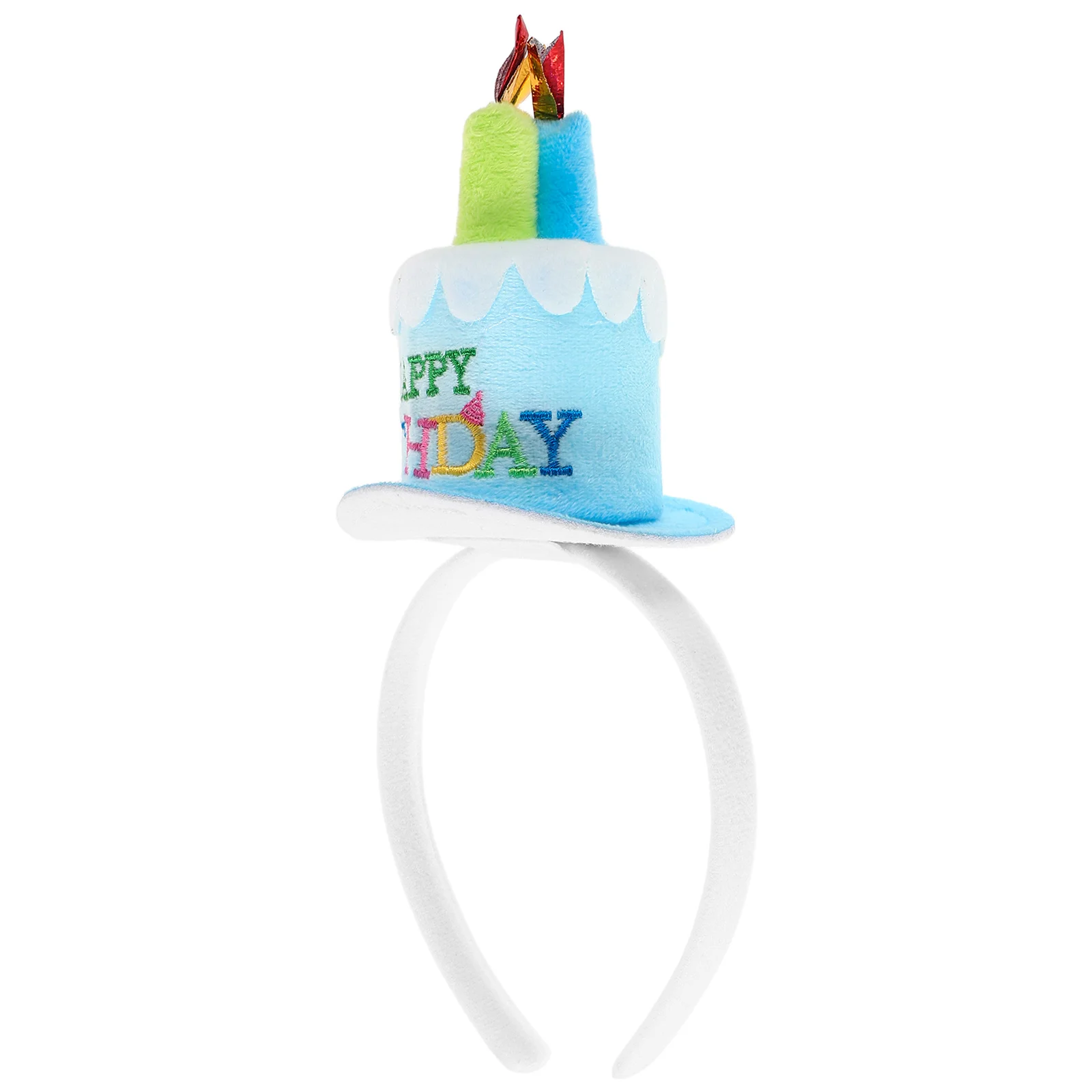 

Birthday Cake Headband Party Hat Hairband for Baby Kids Adults Carnival Accessories Festive Tiara Celebration Decorations