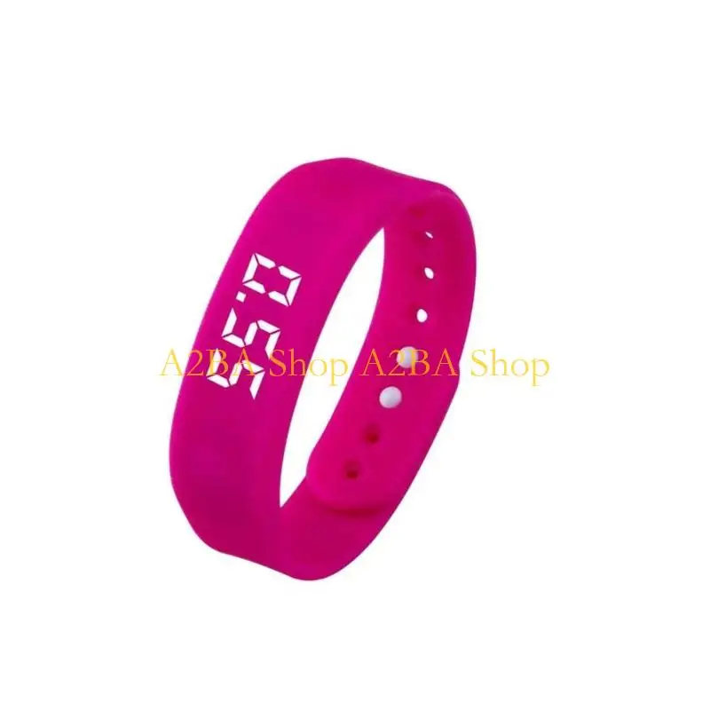 A2BA Multifunction Intelligent Group Round Color Display Music Reiteration Step Following Weather Warning Quiet Alarm for Teens