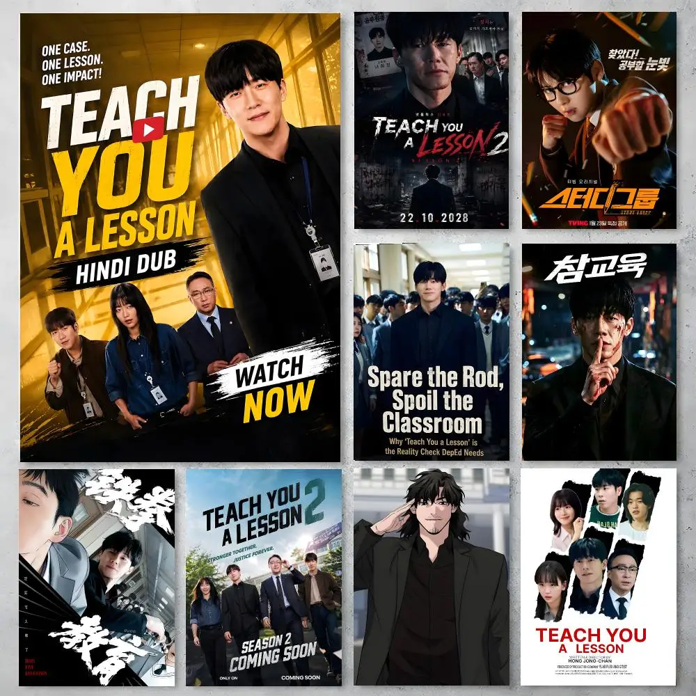 Kdrama Get Schooled Poster Poster Stickers Painting Mural HD Wall Decals for Bedroom Living Room Home Self-Adhesive