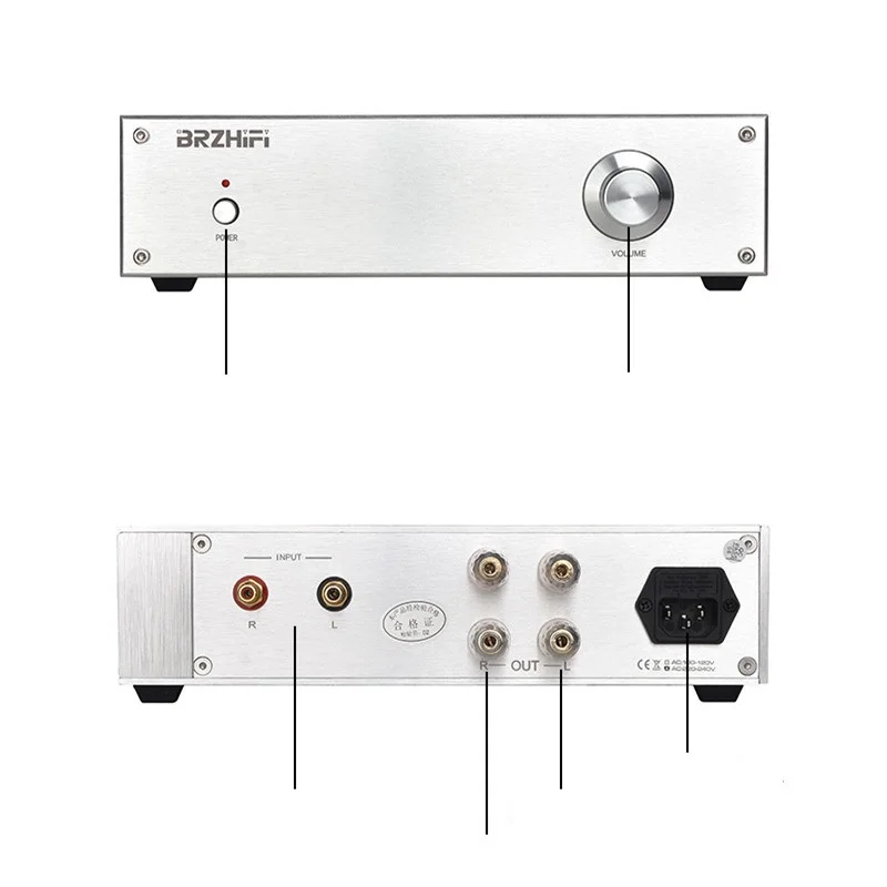 Selesai LM1875 HiFi rumah Audio penguat suara Stereo 60W * 2 berdasarkan Gaincard GC daya sirkuit Amp