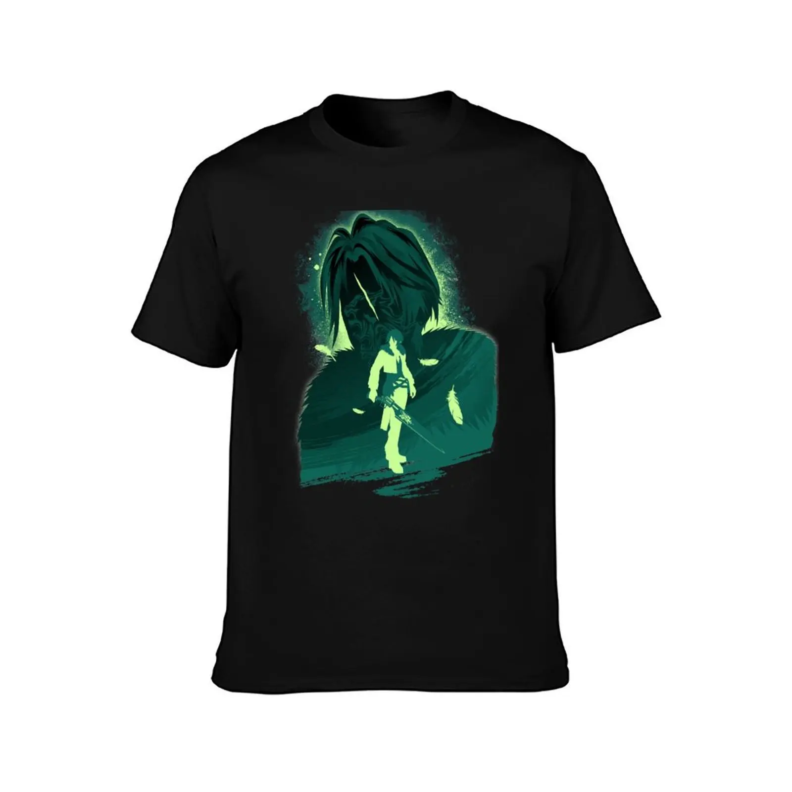 SeeD mercenary Green T-Shirt Gym Wear Breathable Short Sleeve Tee T-Shirt