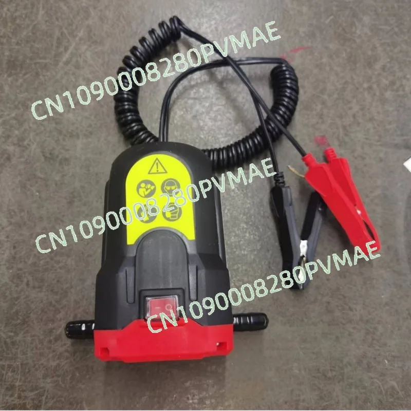 Engine oil change pump is portable and efficient on board