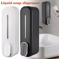 Wall Mounted Soap Dispenser Manual Press Soap Dispenser Bathroom Hand Sanitizer Shower Gel Shampoo Storage Container Box