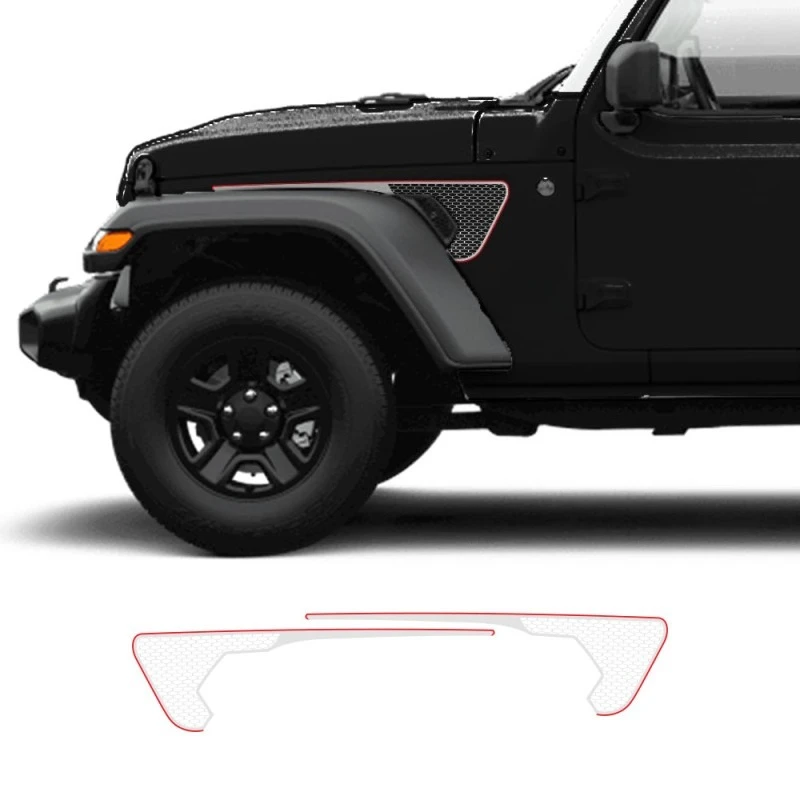 

Виниловые наклейки на боковые части автомобиля, совместимые с Renegade Adventure, для Jeep Wrangler