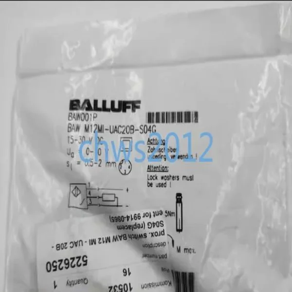 2026 1 Pcs Baw001p M12mi-uac20b-s04g Sensor Brand New Original Spot Plc
