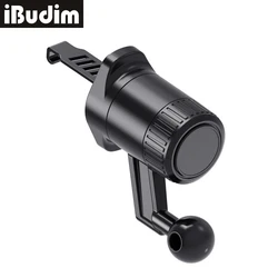 Universal Car Air Vent Clip Mount 17mm Ball Head Metal Hook for Car Air Outlet Mobile Phone Stand Car Cellphone Bracket Base