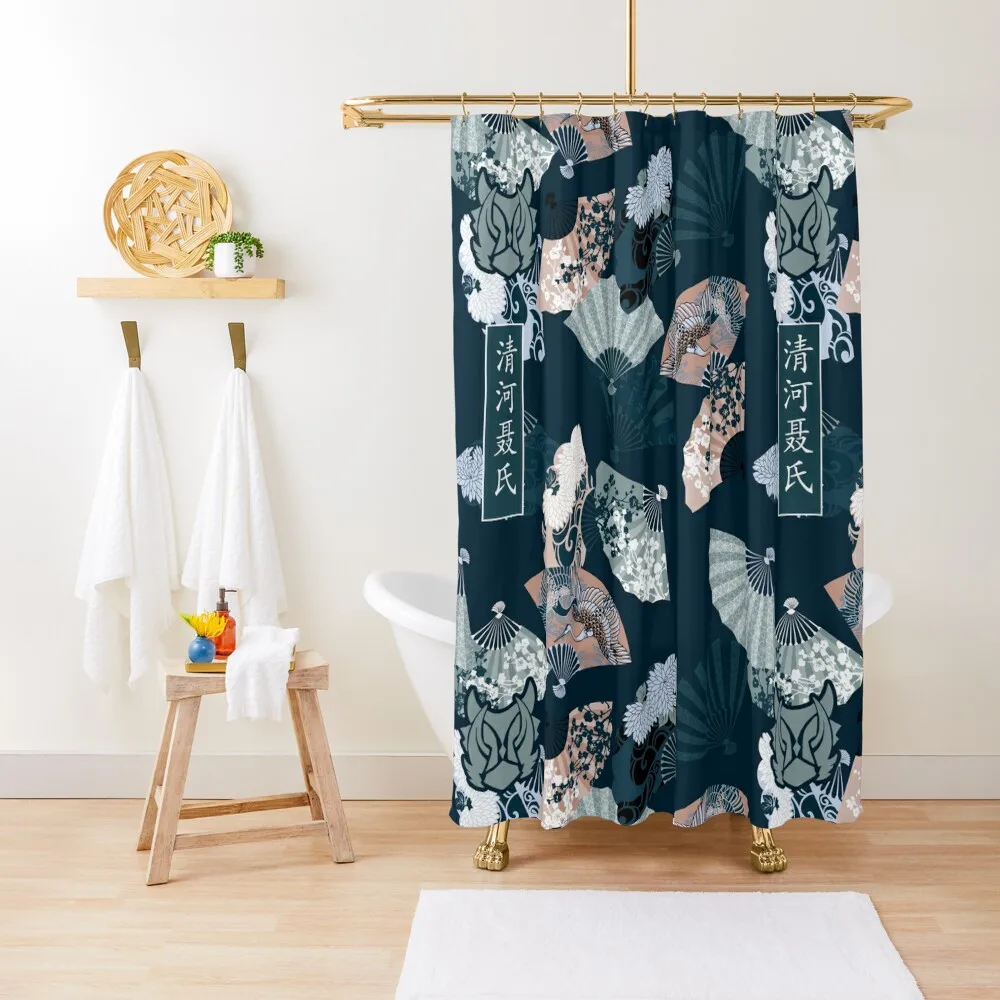 

Qinghe Nie Sect The Untamed [Huaisang] Shower Curtain Shower Bathroom Anime Shower Set For Bathroom Curtain